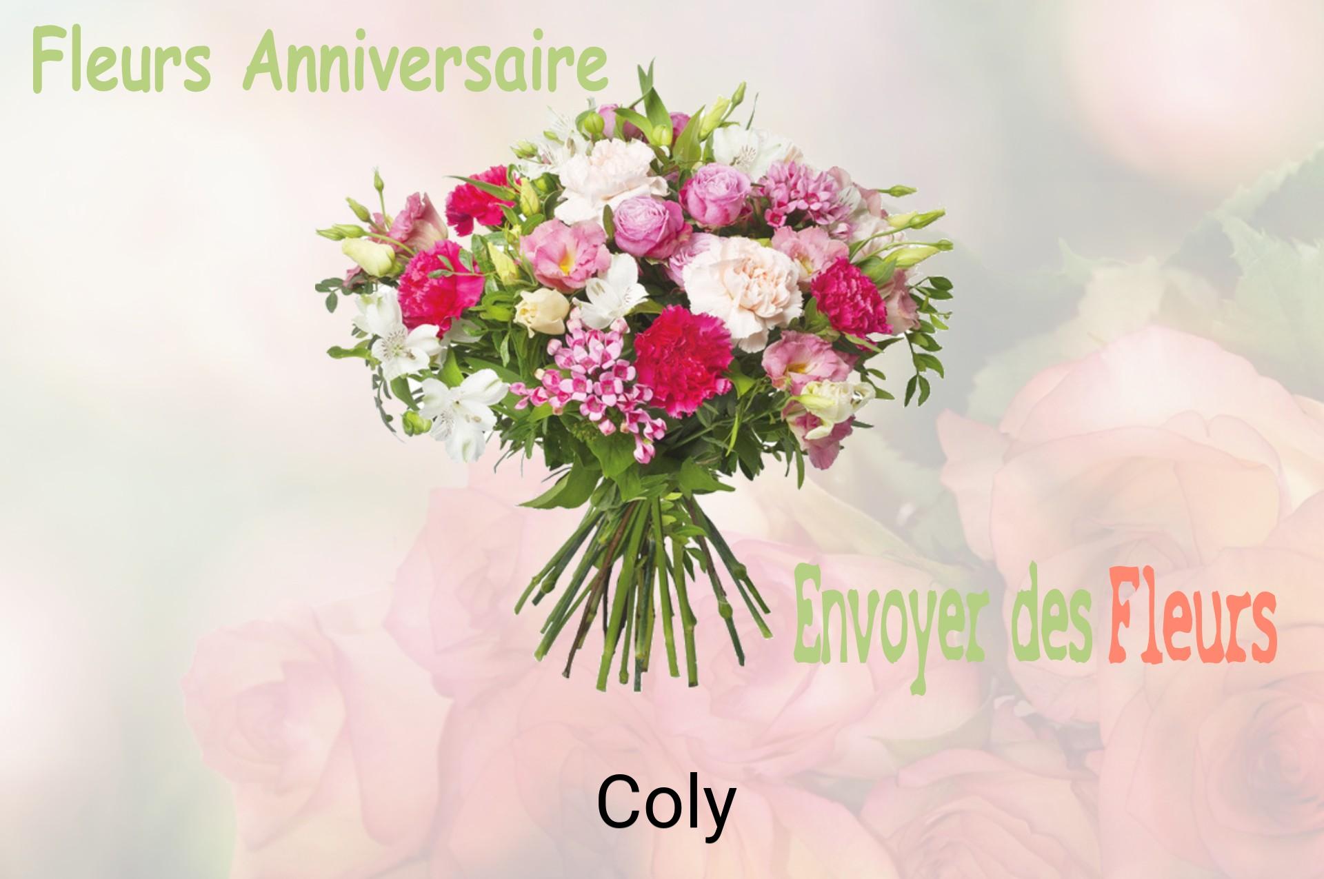 Bouquet de fleurs d’anniversaire livré à Coly